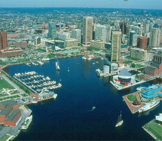 Aerial view of Baltimore (Source: CHAP)